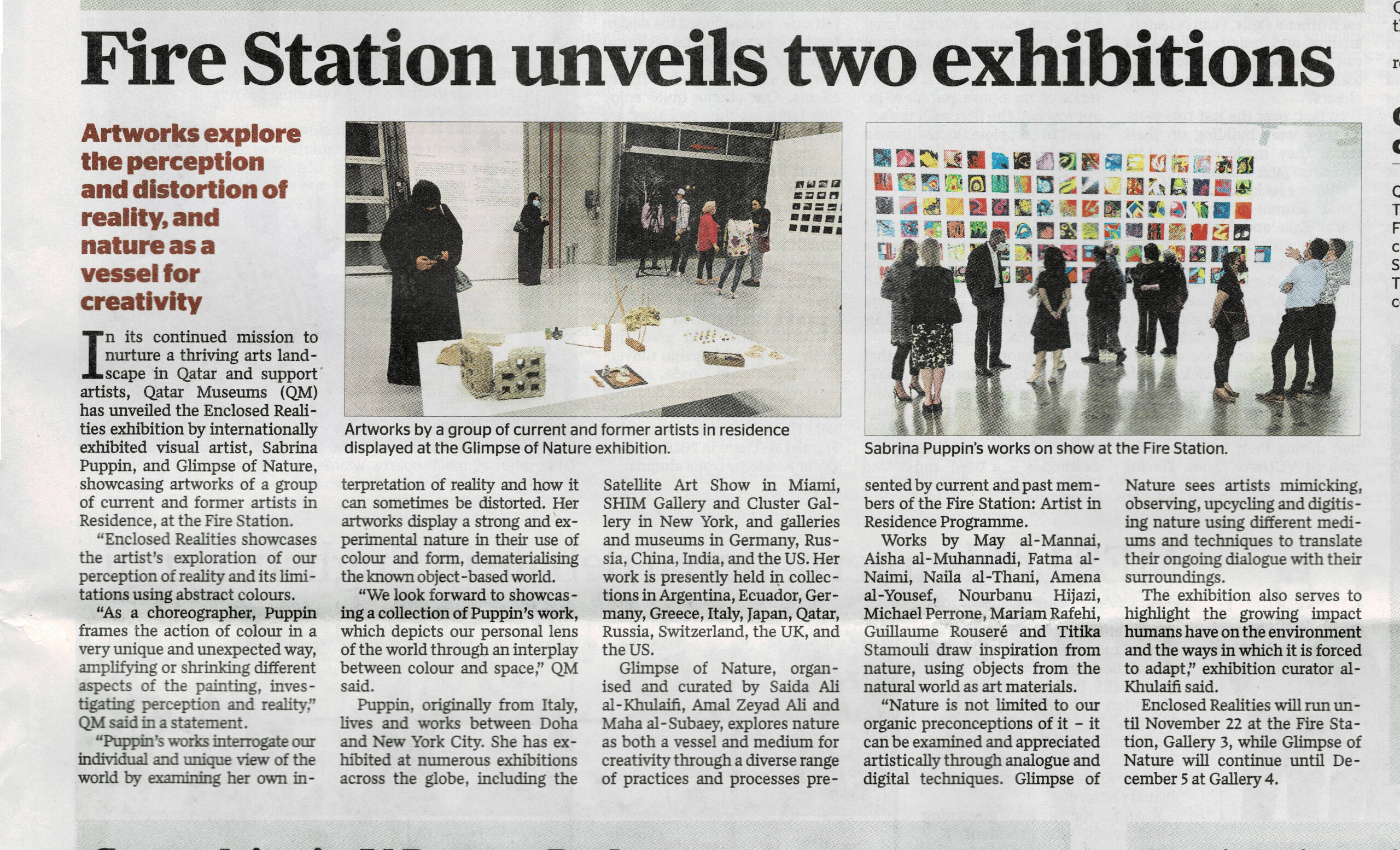 Fire Station unveils two exhibitions